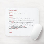 regels van html muismat (Met muis)