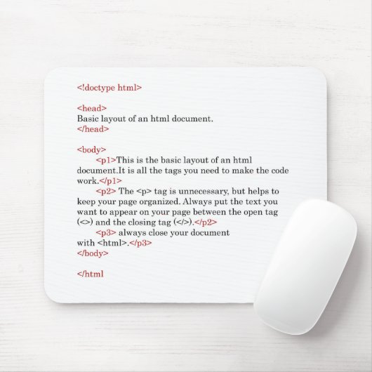 regels van html muismat (Met muis)