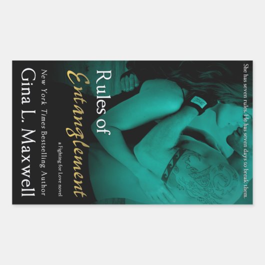 Regels van Verstrikking door Gina L. Maxwell Rechthoekige Sticker (Voorkant)