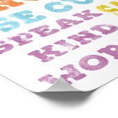 Regels voor afspeelruimte Poster Regelgeving regen (Hoek)