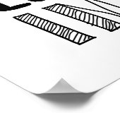 Regels voor afspeelruimte zwart/wit poster (Hoek)