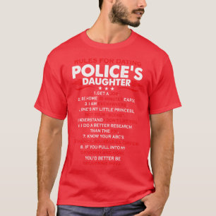 regels voor dating beleid dochter trots politie ts t-shirt
