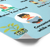 Regels voor de klas Goede gewoonten van de klas Poster (Hoek)