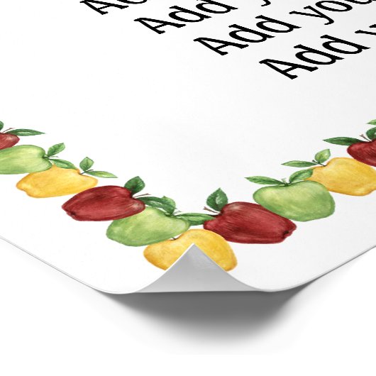 Regels voor de klaslokalen van leraren door SRF Poster (Hoek)