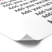 Regels voor de klaslokalen van leraren door SRF Poster (Hoek)