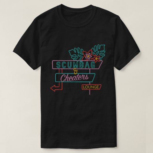 Regels voor de slokdarm en de schaafkast t-shirt (Design voorkant)