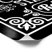 Regels voor de vuurplaats - beige perfect poster (Hoek)