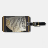 Regels voor duurzame Relaties Bagagelabel (Voorkant horizontaal)