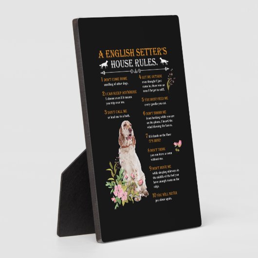 Regels voor Engelse nederzettingen Fotoplaat (Zijkant)