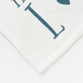 Regels voor grootouderhuis, rugleuning fleece deken (Hoek)