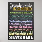 Regels voor grootouders poster (Voorkant)