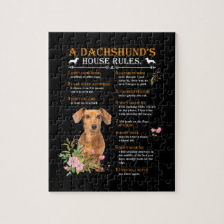 Regels voor het Dachshund-huis Legpuzzel