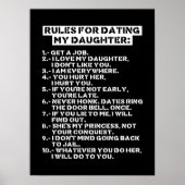 Regels voor het daten van mijn dochter poster (Voorkant)