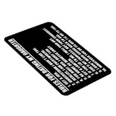 Regels voor het daten van mijn dochter Premium Fle Magneet (Rechterzijde)