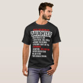 Regels voor het daten van mijn dochterMooie dochte T-shirt (Voorkant volledig)