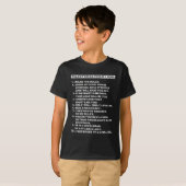 Regels voor het daten van mijn zoon t-shirt (Voorkant volledig)