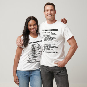 Regels voor het daten van mijn zoon t-shirt