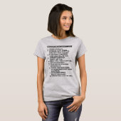Regels voor het daten van mijn zoon t-shirt (Voorkant volledig)