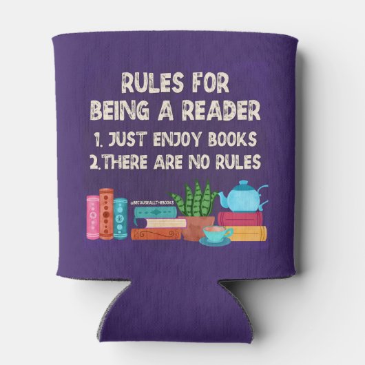 Regels voor het leesapparaat blikjeskoeler (Achterkant)