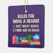 Regels voor het leesapparaat keramisch ornament (Links)