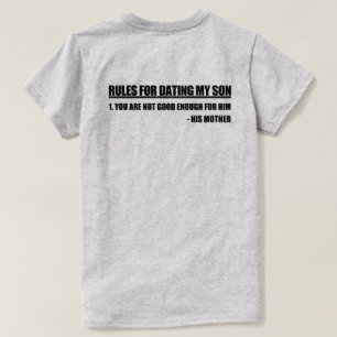 Regels voor het schrijven van de uitgave van mijn t-shirt