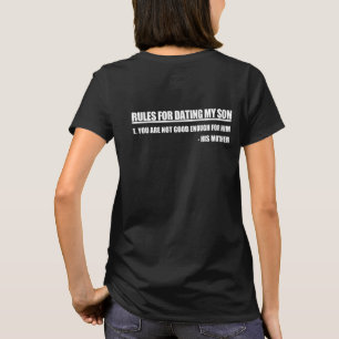 Regels voor het schrijven van de uitgave van mijn  t-shirt