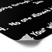 Regels voor het wagenpark 1. Niemand heeft meer to Poster (Hoek)