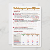 Regels voor kaartspel - Instellen Kaart (Voorkant)