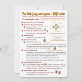 Regels voor kaartspel - Voorbereiden op spelen Kaart (Voorkant)