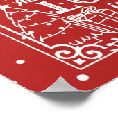Regels voor kerstmis poster (Hoek)