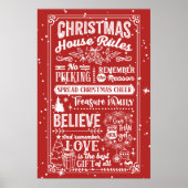 Regels voor kerstmis poster (Voorkant)