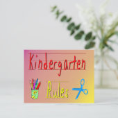 Regels voor kinderen briefkaart (Staand voorkant)