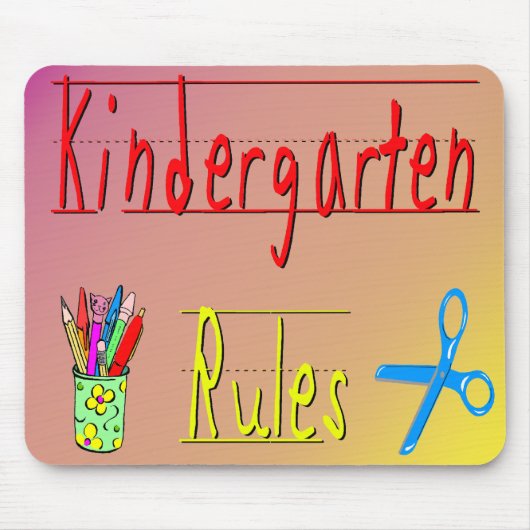 Regels voor kinderen muismat (Voorkant)