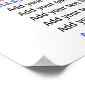 Regels voor klaslokalen van leraren . door SRF Poster (Hoek)