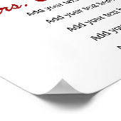 Regels voor klaslokalen van leraren op school LG.  Poster (Hoek)