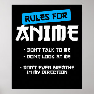 regels voor kleding voor dieren manga art cosplay poster