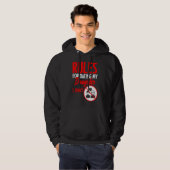 Regels voor mijn Vaderdag vader Hoodie (Voorkant volledig)