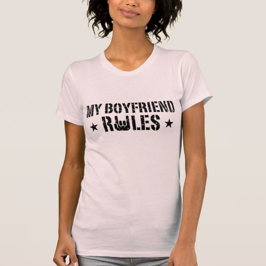 Regels voor mijn vriend t-shirt (Voorkant)