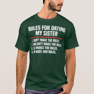 Regels voor mijn zuster Brother Siblings Femini T-shirt