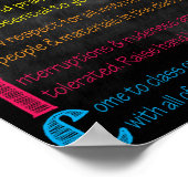 Regels voor muziekklaslokaal afdrukbaar poster (Hoek)