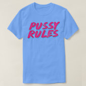 Regels voor Poesjes 1 T-shirt (Design voorkant)