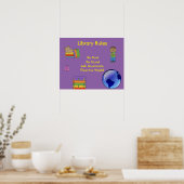 Regels voor Posters en mediawisselaars in klasloka (Keuken)