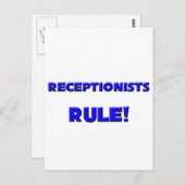 Regels voor receptionisten! briefkaart (Voorkant / Achterkant)