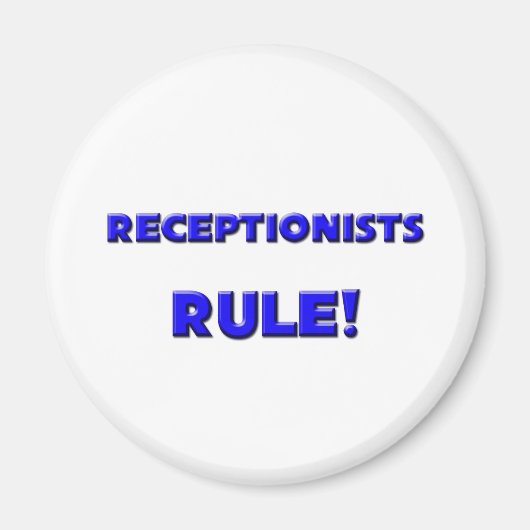 Regels voor receptionisten! magneet (Voorkant)