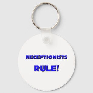 Regels voor receptionisten! sleutelhanger
