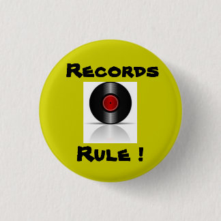 Regels voor records! ronde button 3,2 cm
