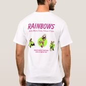 Regels voor regenbogen t-shirt (Achterkant)