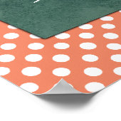 Regels voor rode en witte poka Dots Classroom Poster (Hoek)