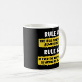 Regels voor schoolbusmonitor koffiemok (Voorkant rechts)