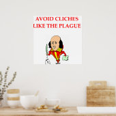 regels voor schrijvers #2 poster (Keuken)